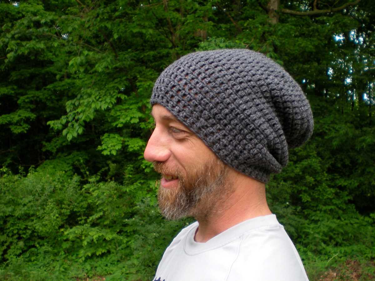 Mens slouchy hat knitting pattern free