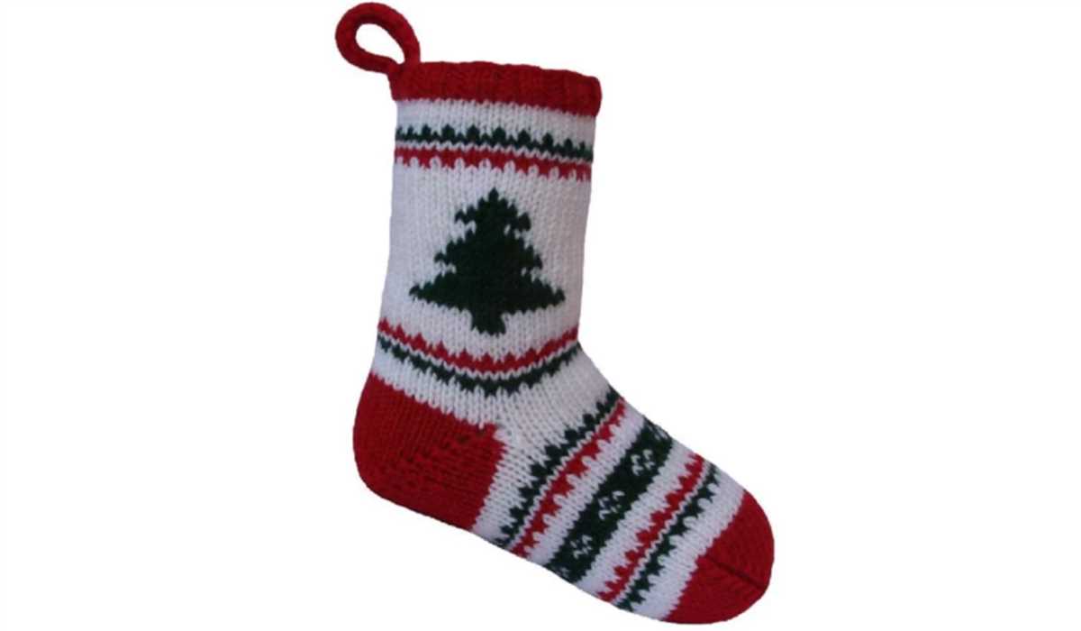 Miniature christmas stocking knitting pattern