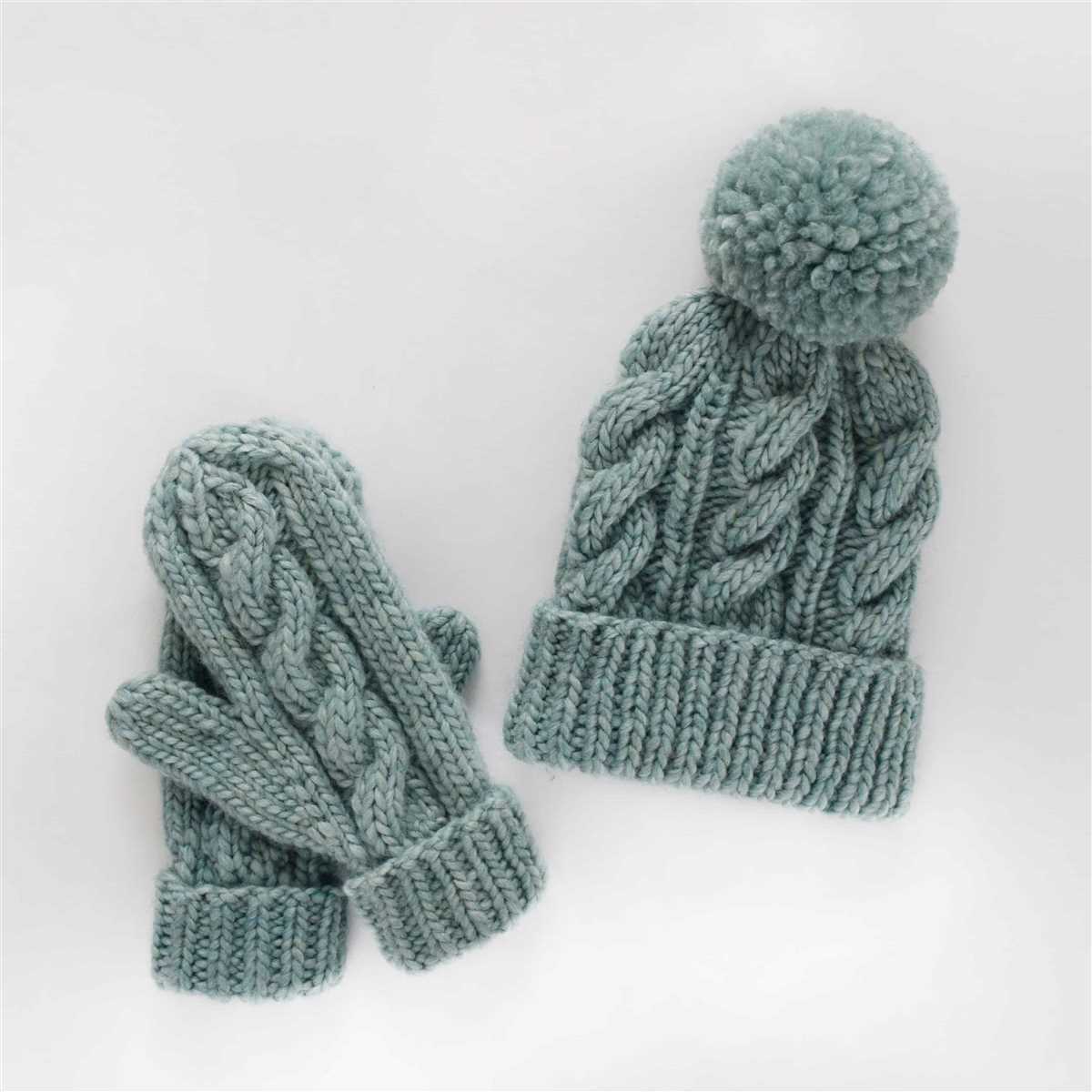 Mitten knitting pattern circular needles