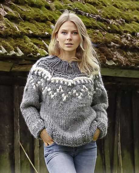 Nordic cardigan knitting pattern