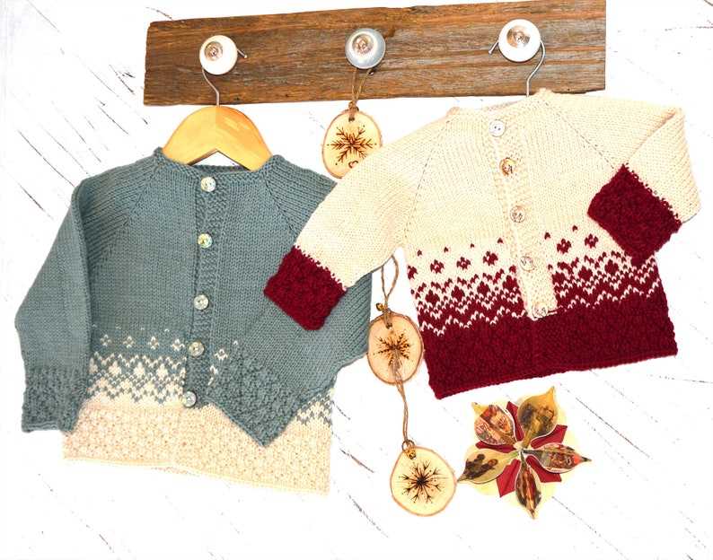 Nordic cardigan knitting pattern