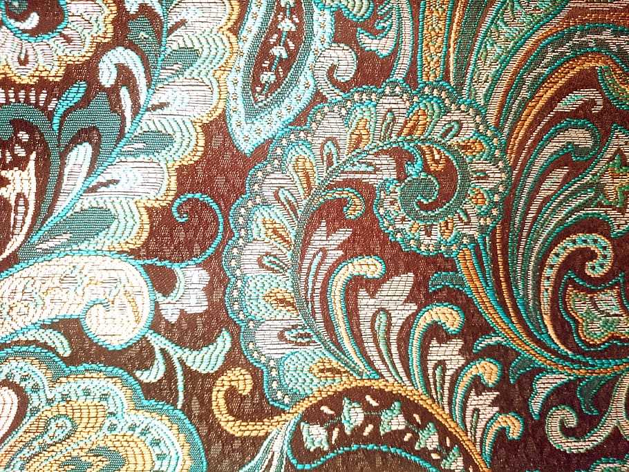 Paisley knitting pattern