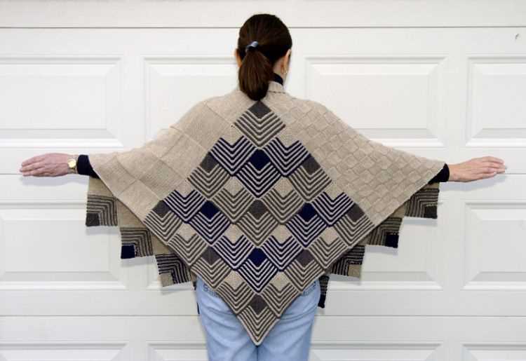 Patchwork scarf knitting pattern