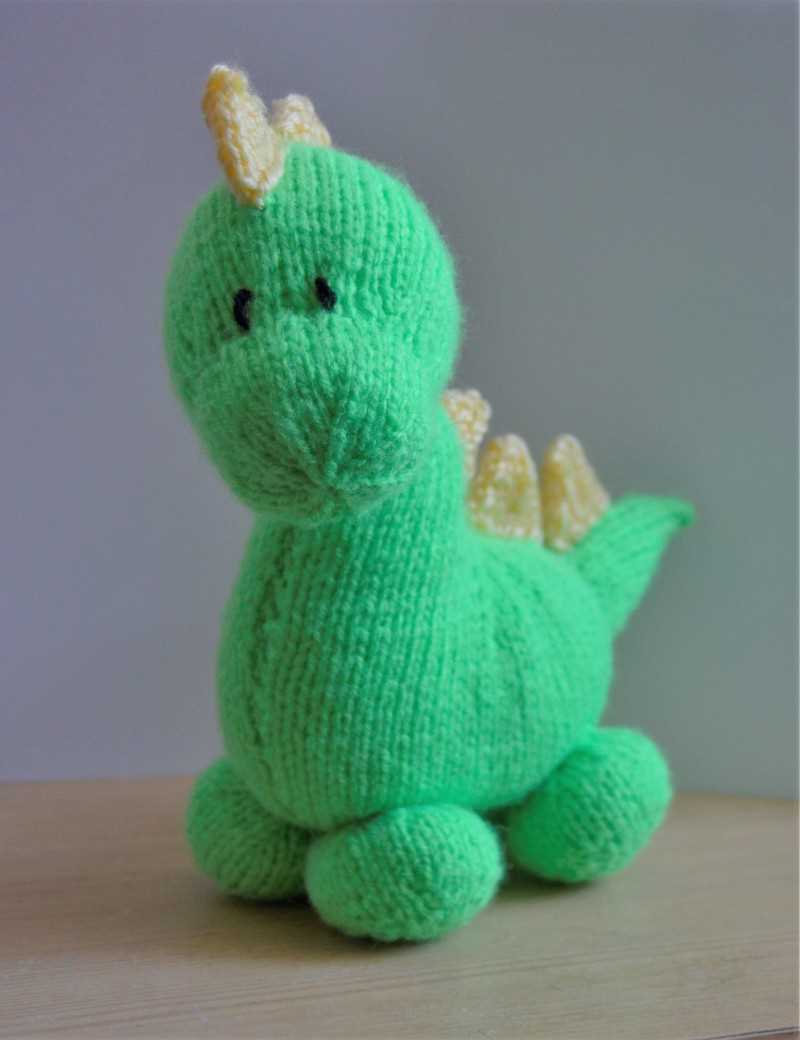 Patons dinosaur knitting pattern