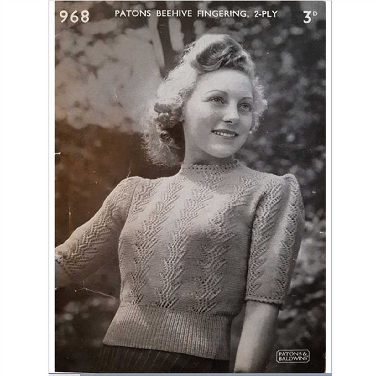 Patons knitting patterns for ladies