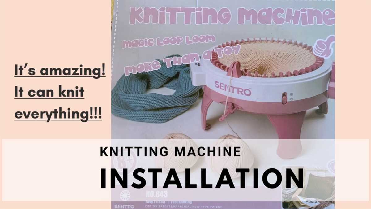 Patterns for addi knitting machine