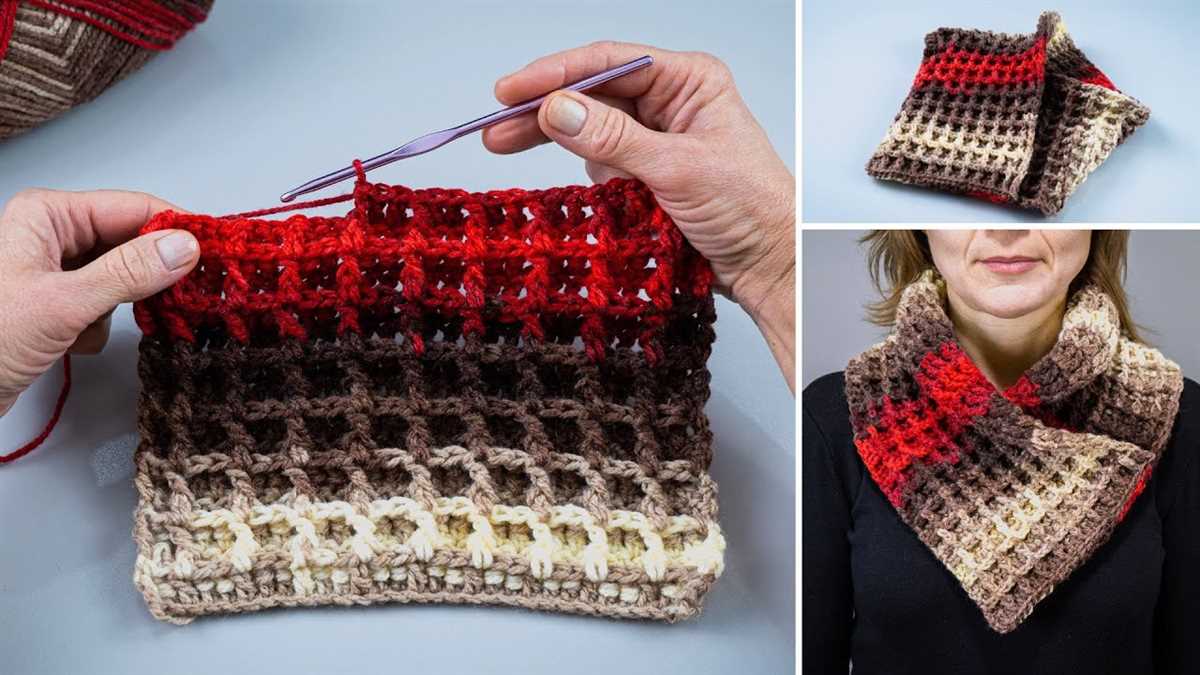 Piano scarf knitting pattern