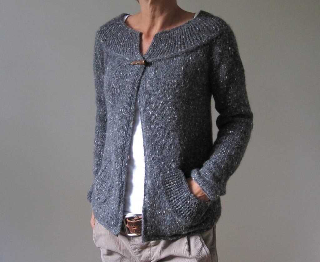 Plain sweater knitting pattern