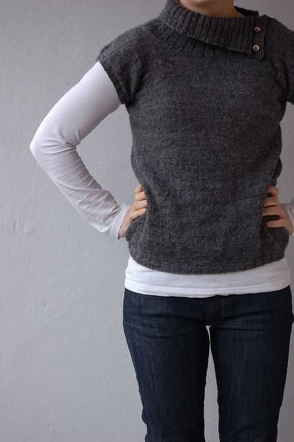 Plain sweater knitting pattern