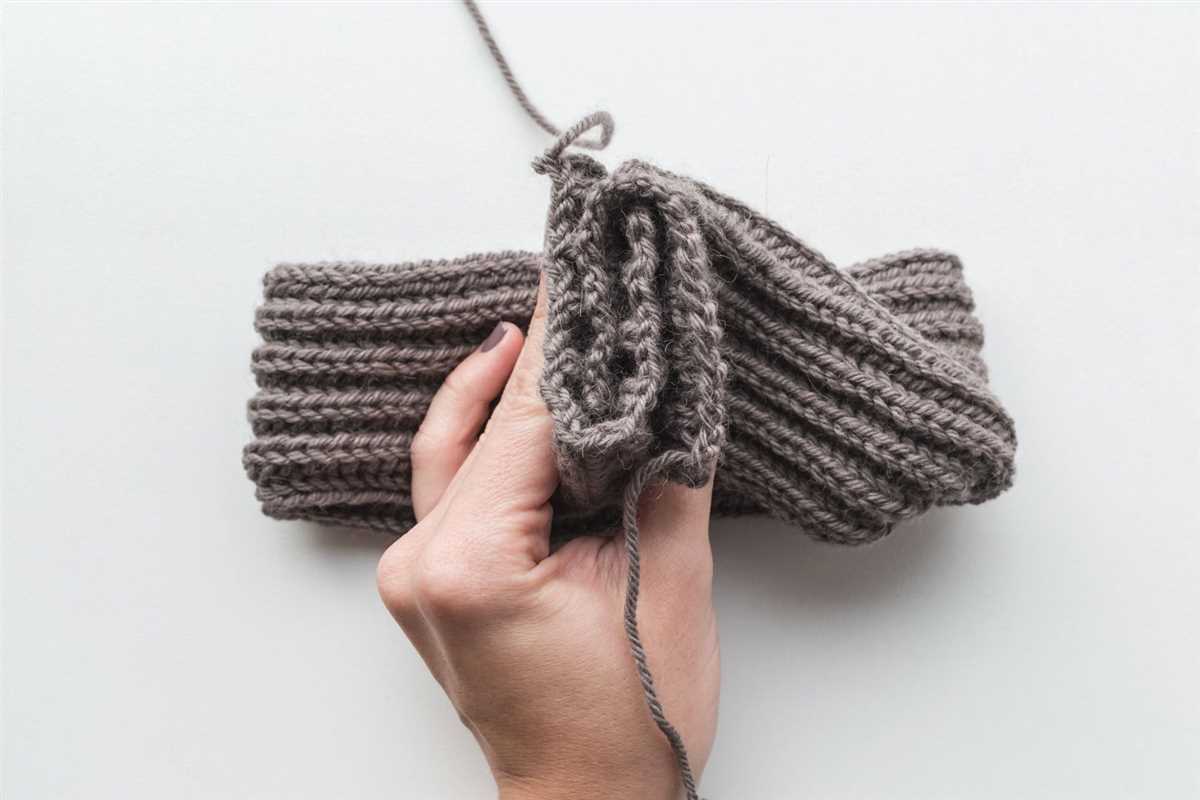 Ribbed headband knitting pattern
