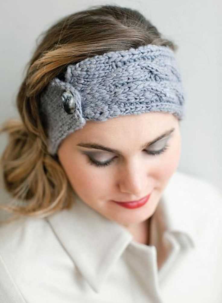 Ribbed headband knitting pattern