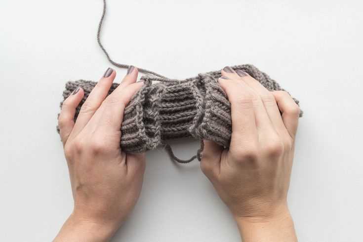 Ribbed headband knitting pattern