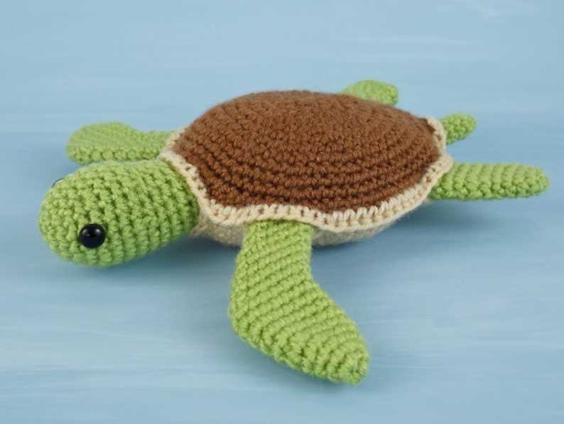 Sea turtle knitting pattern