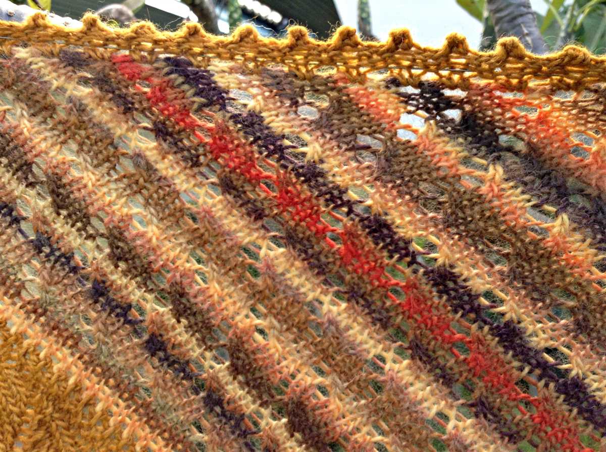 Self striping knitting patterns