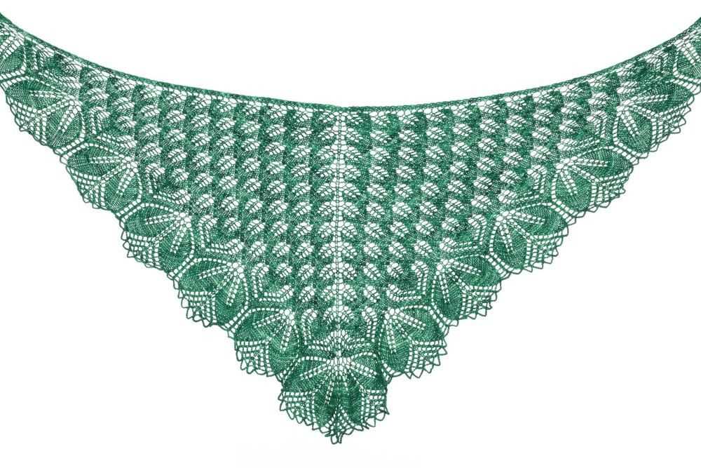 Simple knit shawl pattern free