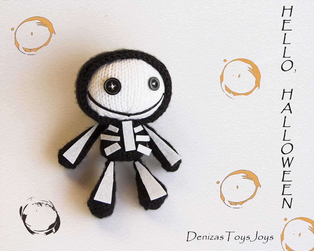 Skeleton knitting pattern