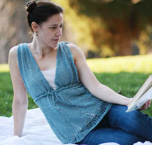 Sleeveless pullover knitting pattern