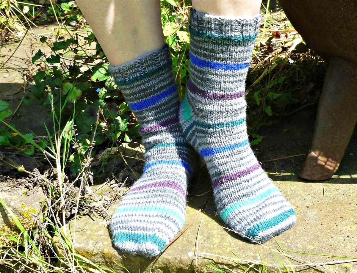 Sock knitting pattern free
