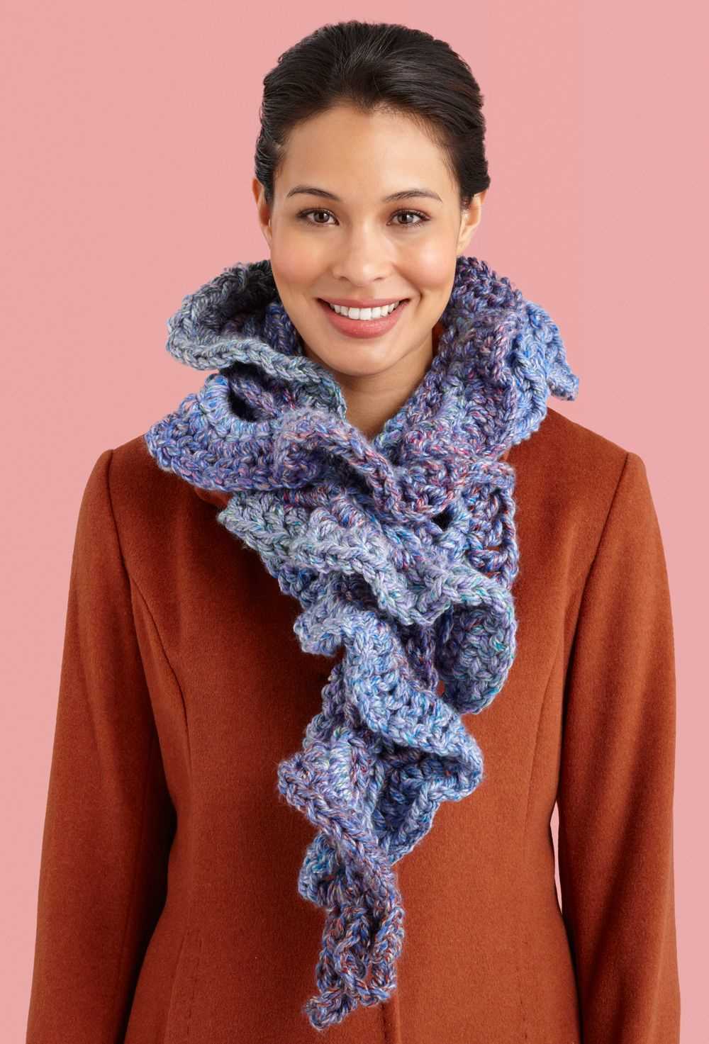 Starbella ruffle scarf knit pattern