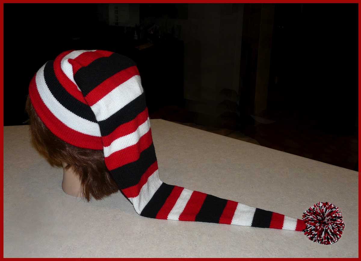 Stocking cap knit pattern