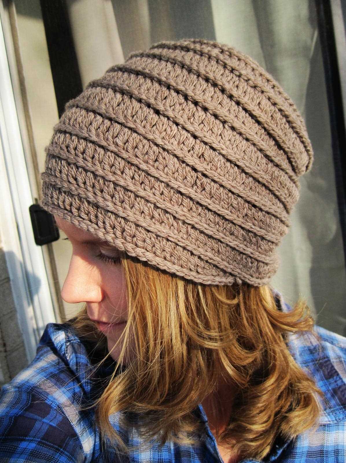 Stocking cap knit pattern