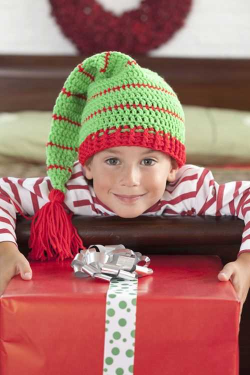 Stocking cap knit pattern