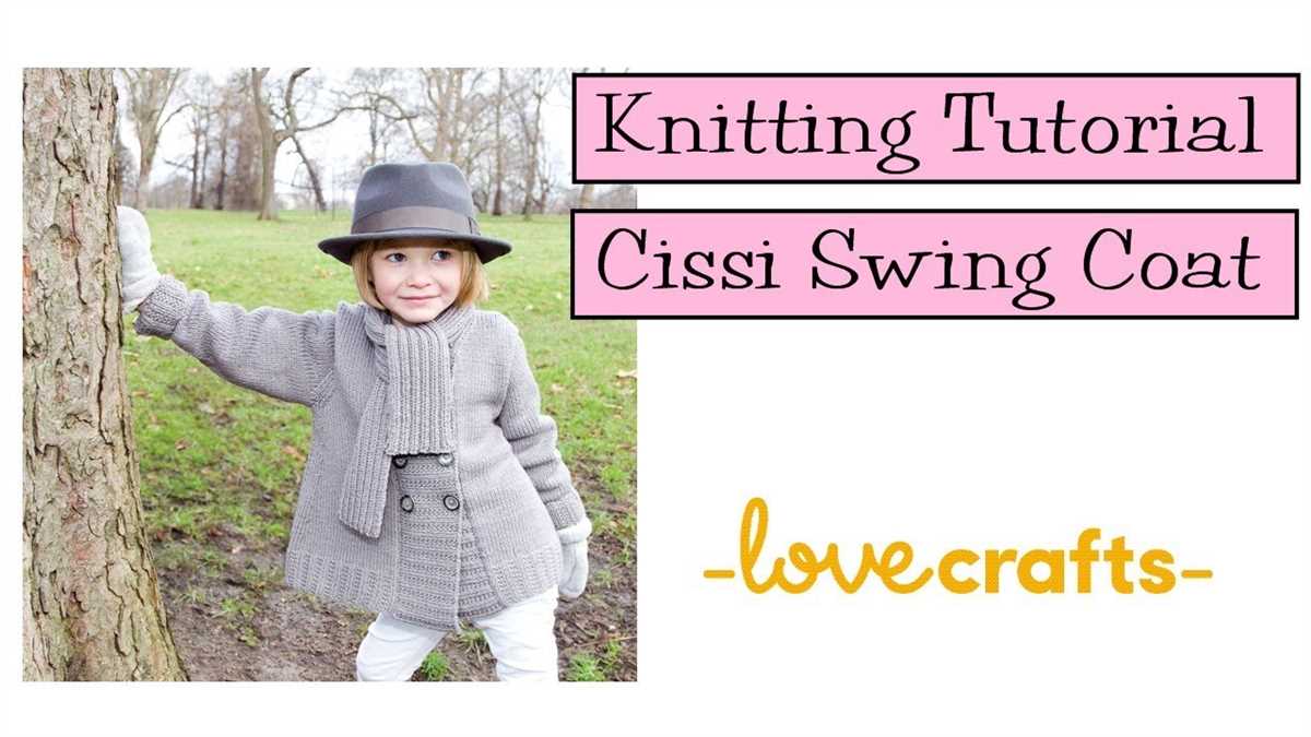 Swing coat knitting pattern