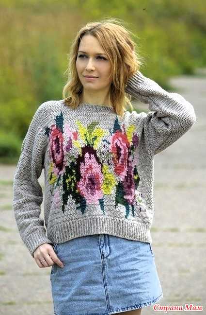 What does m mean in knitting pattern