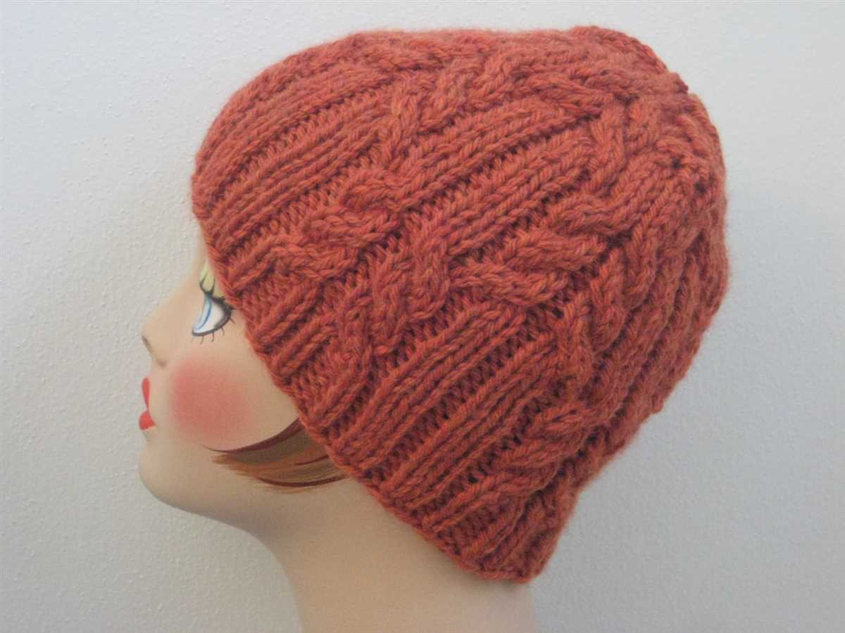 Woolen hat knitting pattern