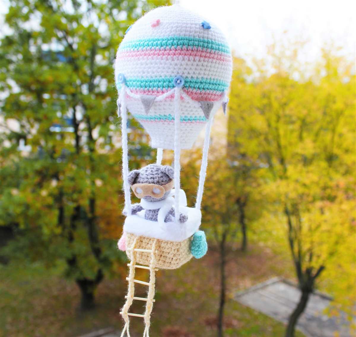 Hot air balloon knitting pattern free