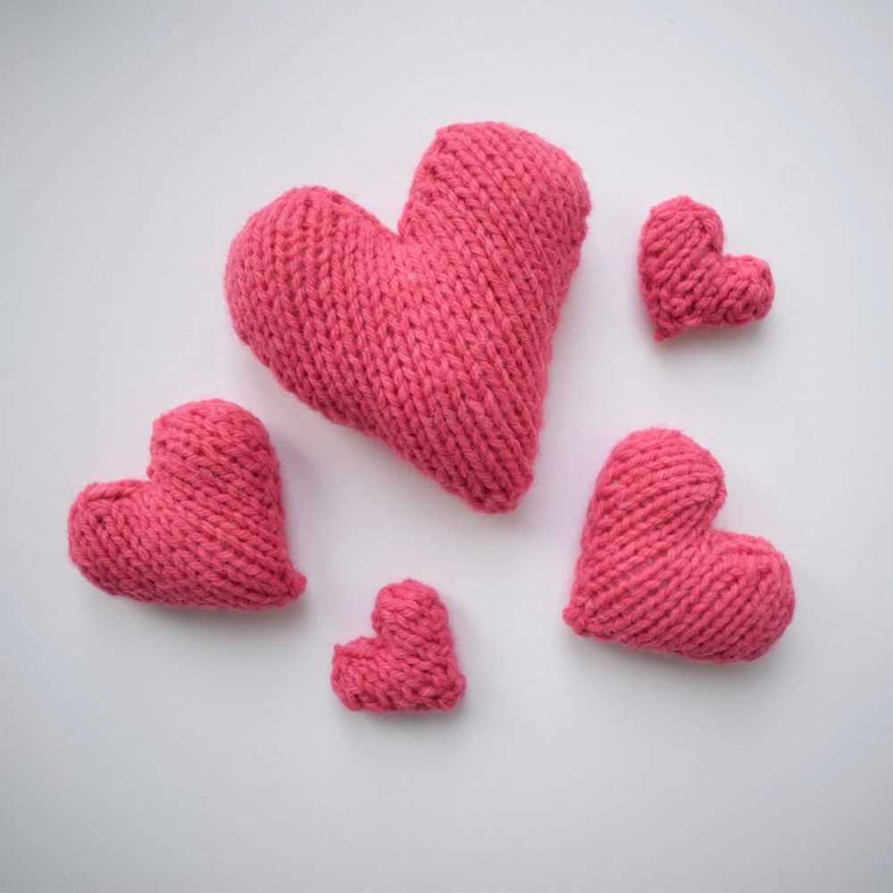 Heart knitting patterns