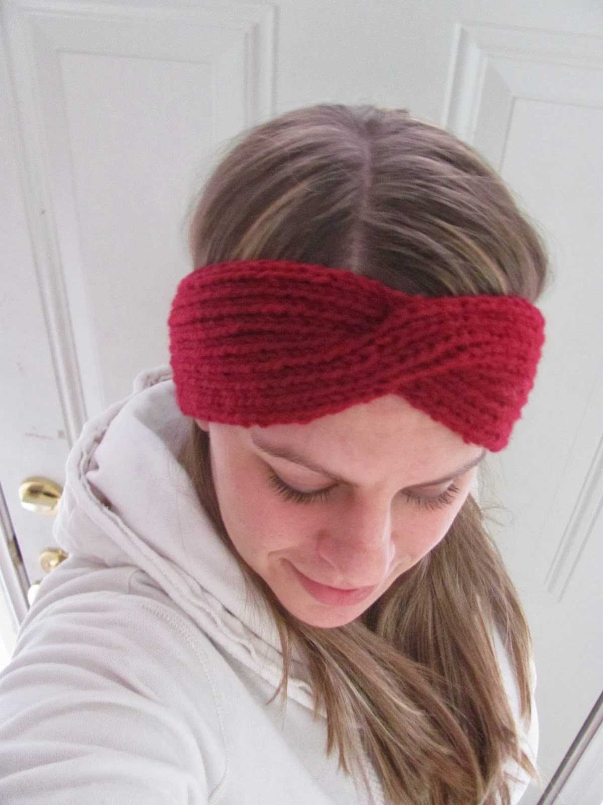 Free knitting pattern twisted headband