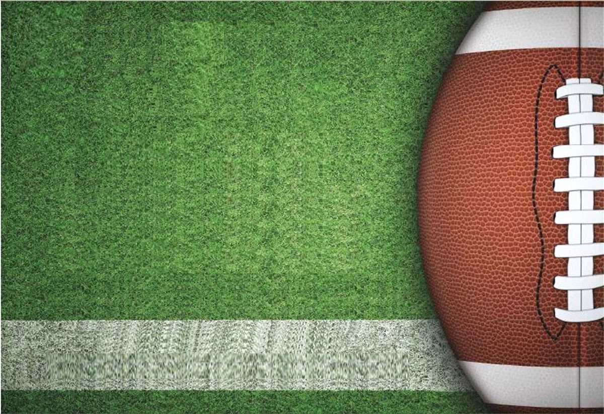 American football knitting pattern