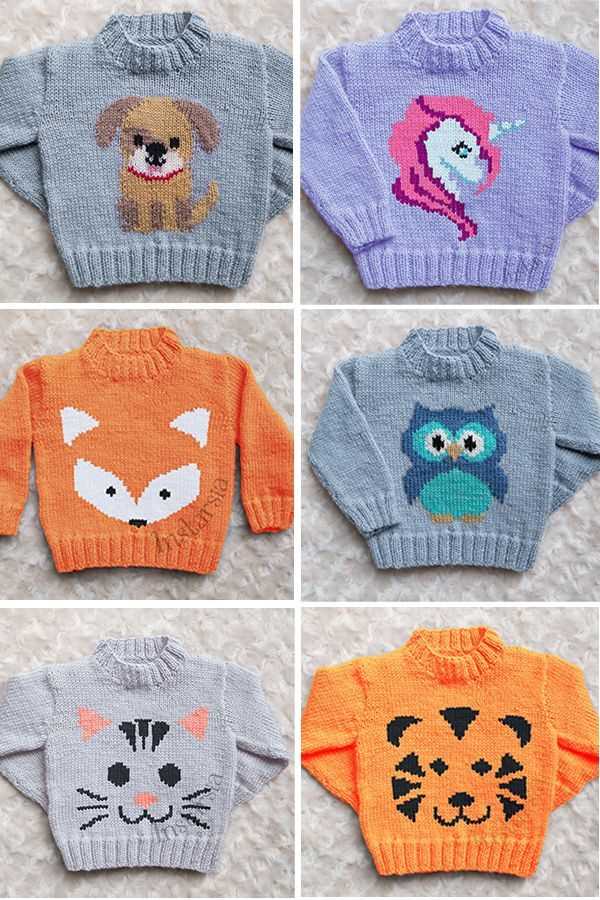 Animal knitting patterns for jumpers