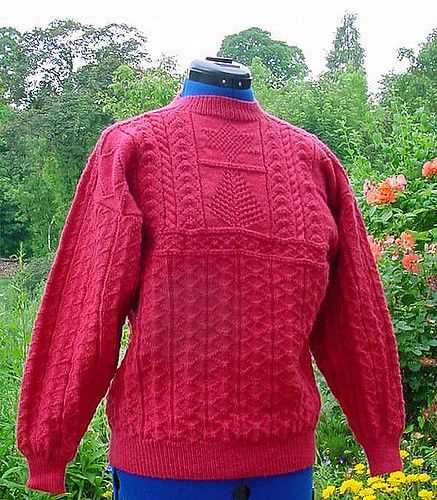 Aran fisherman knit sweater patterns