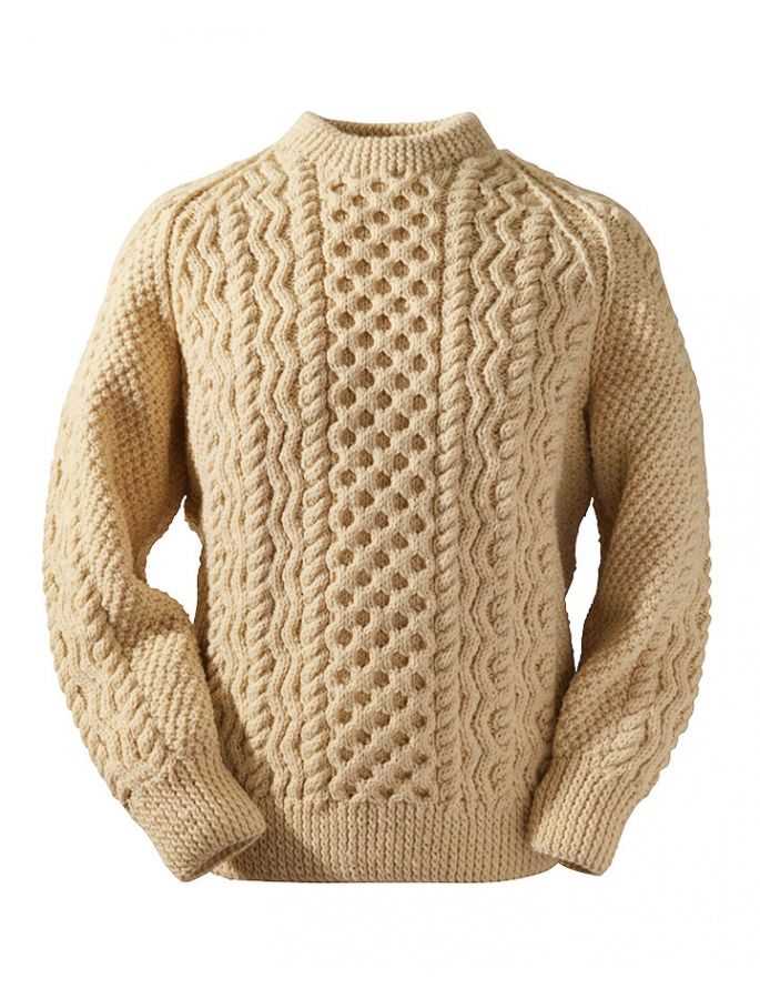 Aran knitting patterns for men's sweaters