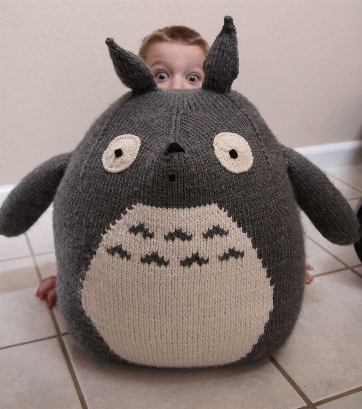 Totoro sweater knitting pattern