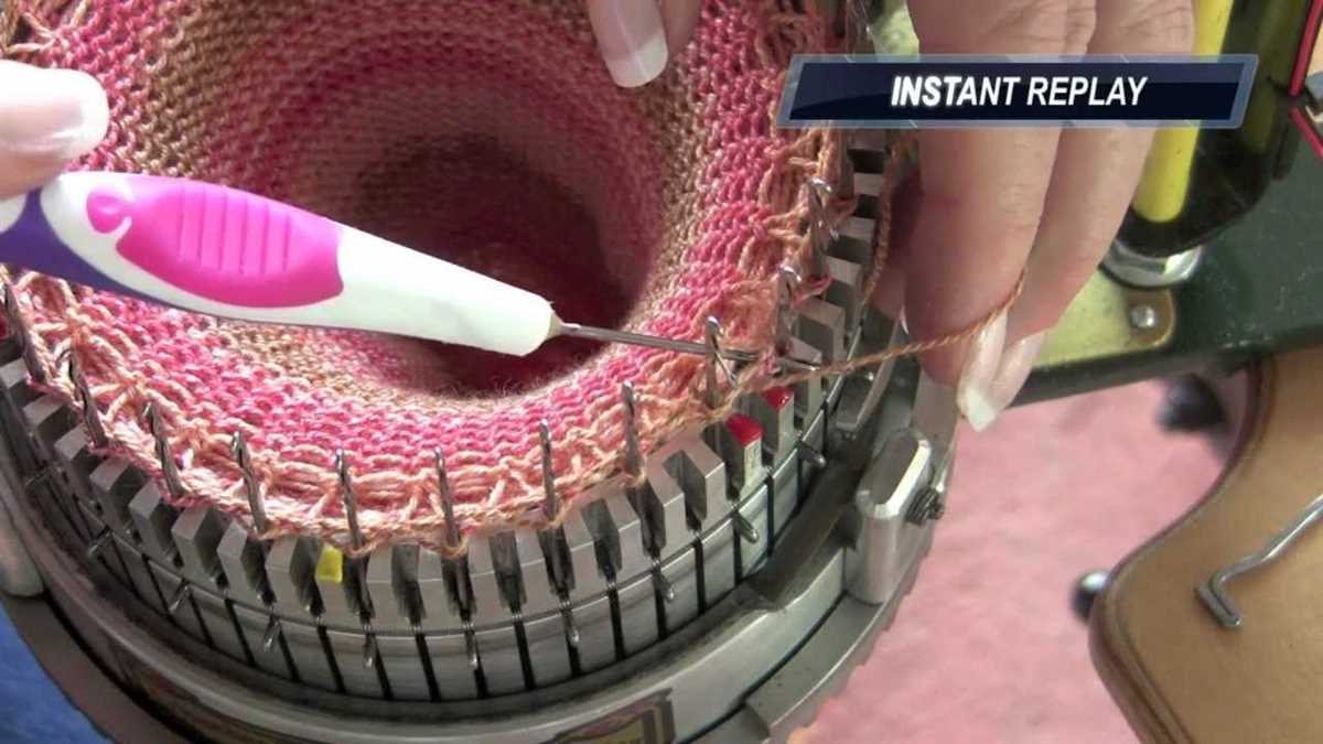 Patterns for addi knitting machine