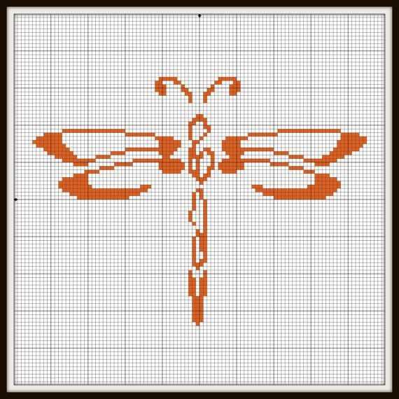 Dragonfly knitting pattern