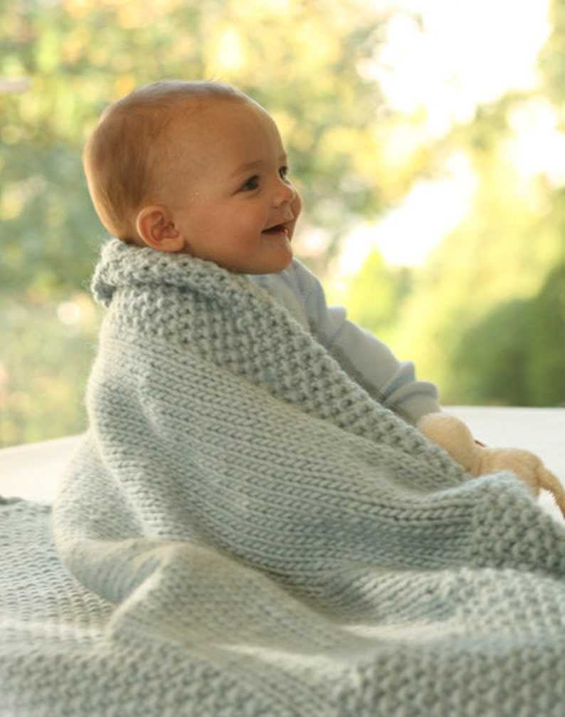 Baby boy blanket knitting patterns free