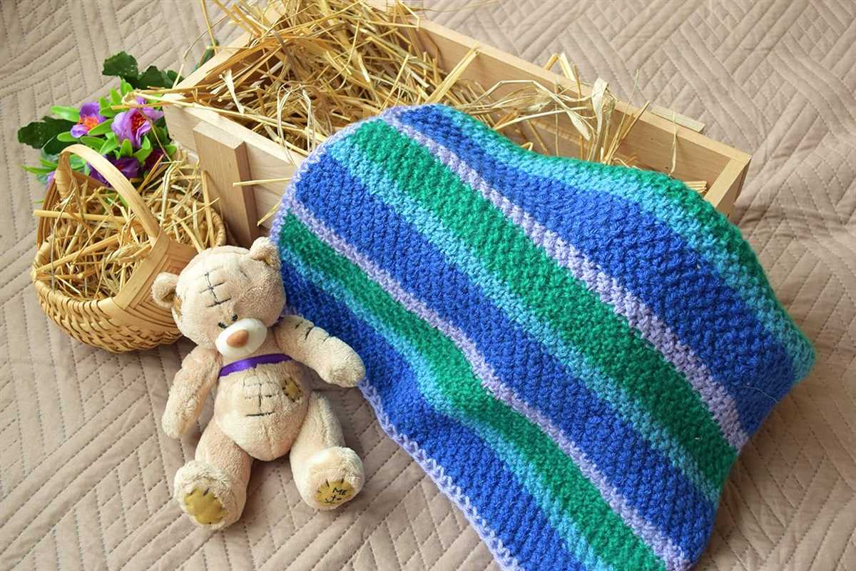 Baby boy blanket knitting patterns free