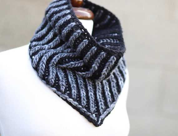 Bandana cowl knitting patterns