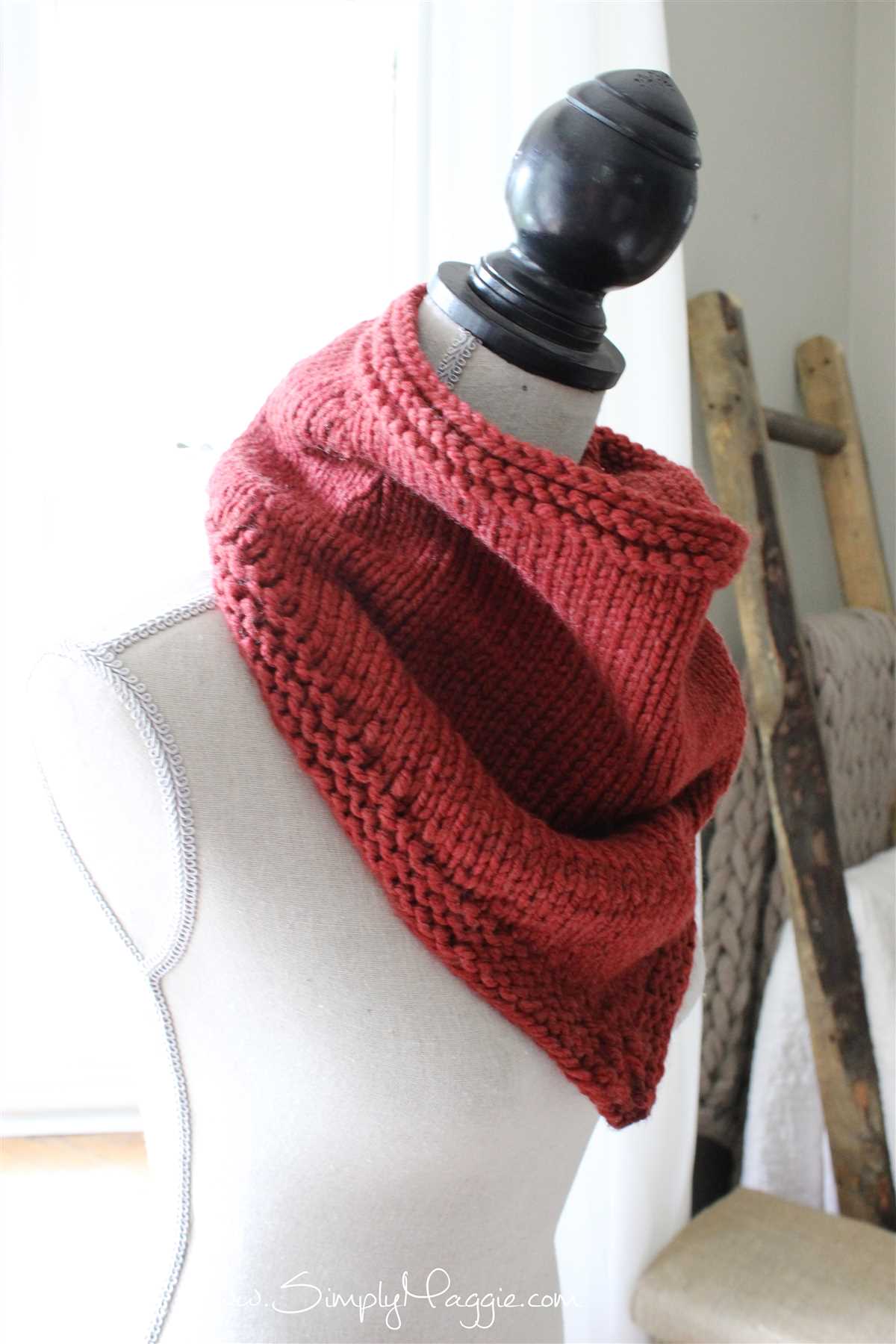 Bandana cowl knitting patterns