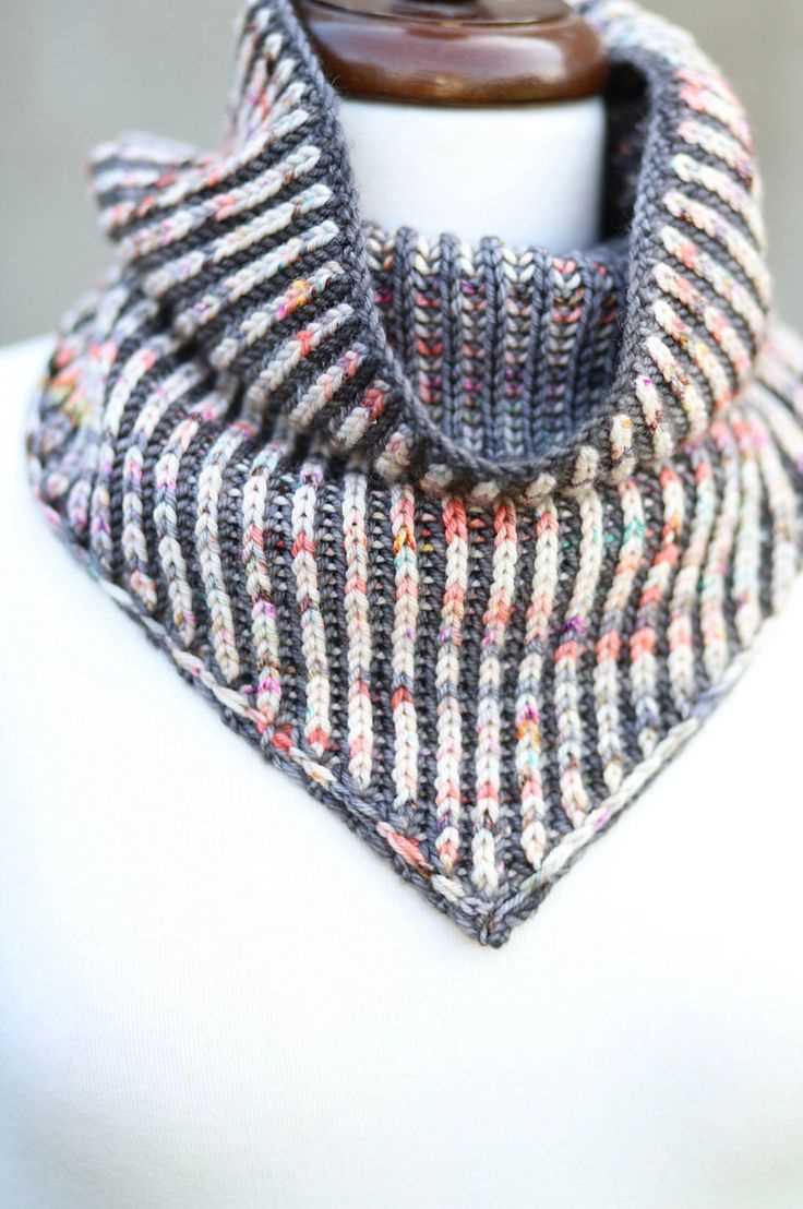 Bandana cowl knitting patterns