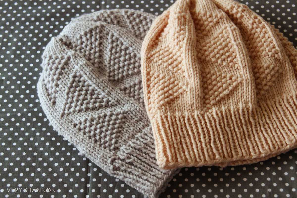 Big hat knitting pattern