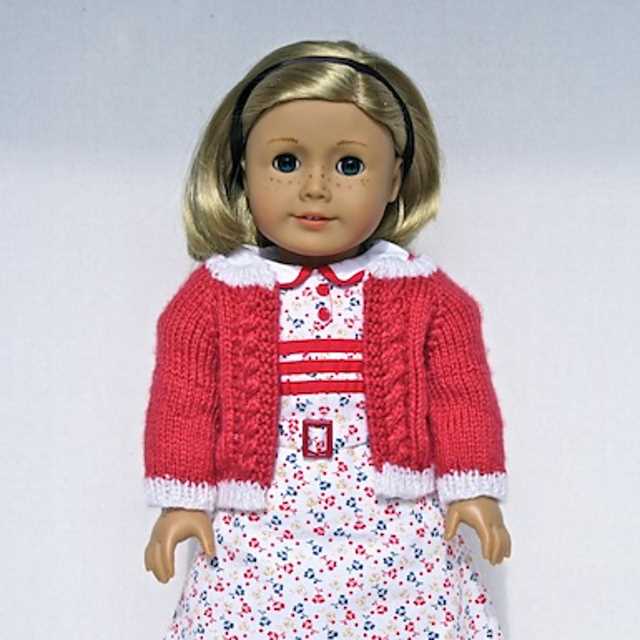 Free knitting patterns for 18'' dolls clothes to download