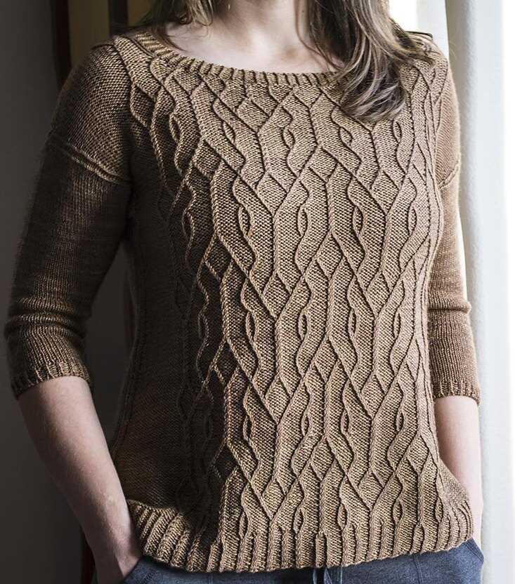 Sleeveless pullover knitting pattern