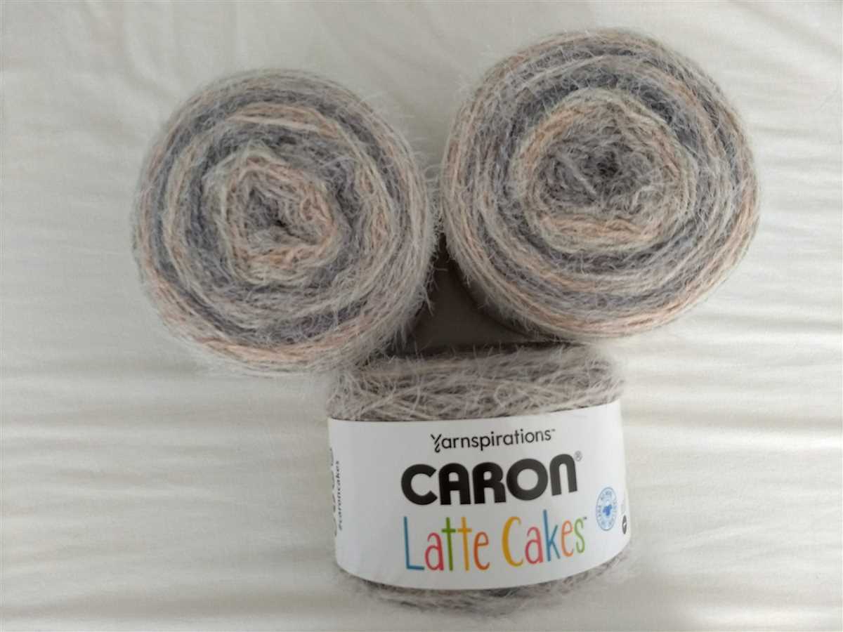 Caron latte cakes knit scarf patterns