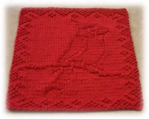 Cardinal knitting pattern