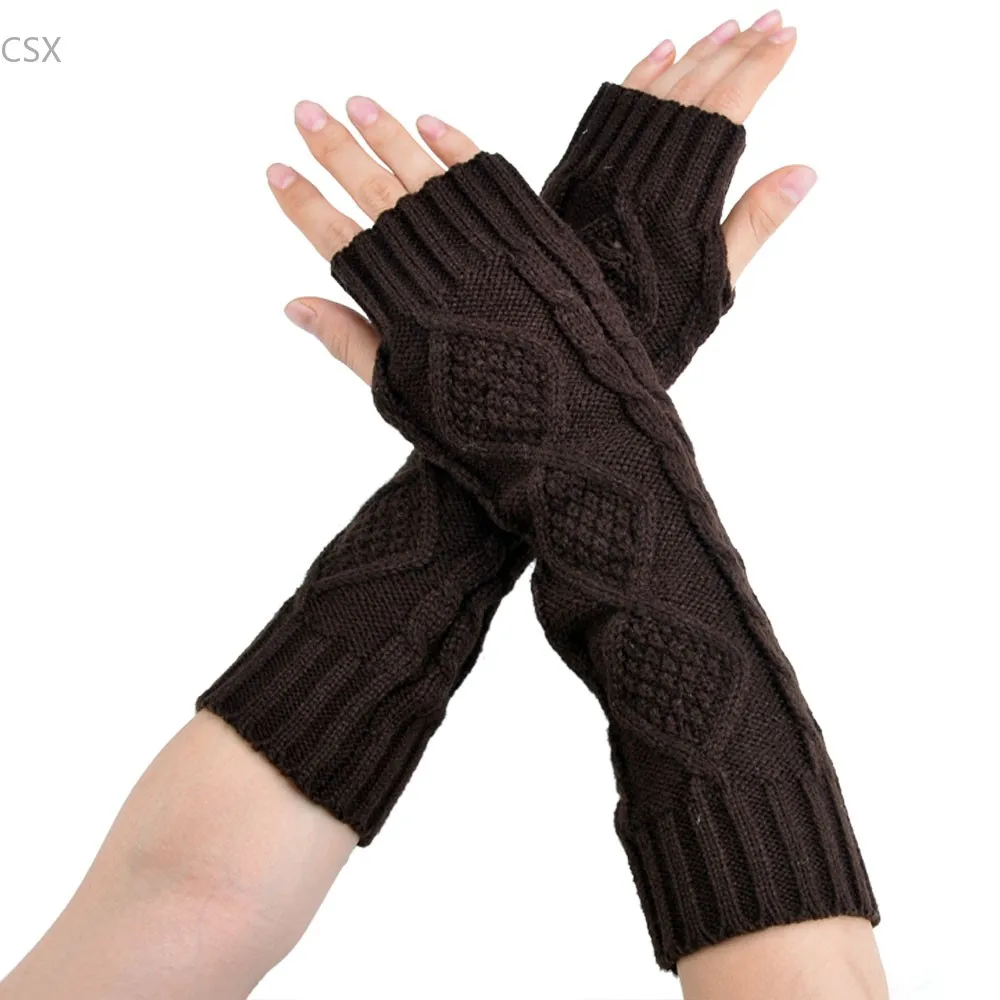 Men's half finger gloves knitting pattern